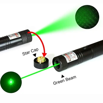 Inaltime Puternic Laser pointer Verde 1000 m 5mw Lazer pen 4buc Cap de Ardere Meci cu lasere 303+incarcator+Baterie 18650