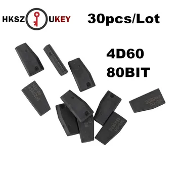 HKSZUKEY 2018 Înaltă Calitate, 30 buc/lot Auto Cip Transmițător În Gol 4D60 Chip ID4D60 cip gol 4D 60