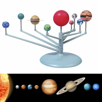 2019 Fierbinte Educativ pentru Copii DIY Nouă Planete Din Sistemul Solar Planetariu Pictura Știința Astronomiei Proiect Didactic Jucarii