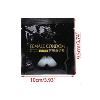 2 buc Transparent Prezervativele Feminine Adulte Sensibile Orgasm Latex Lubrifiant Prezervativ din Latex Penis Sleeve G-spot Stimularea Jucărie Sexuală