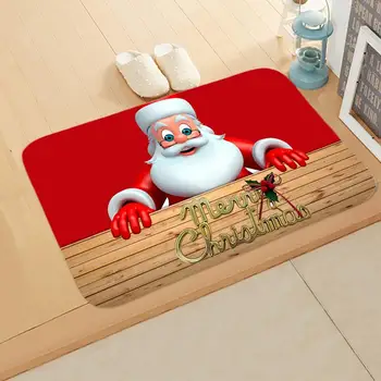 Huiran om de Zăpadă Moș Crăciun Mat Crăciun Fericit Decor pentru Acasă Crăciunul Craciun Decor Navidad 2020 Noel An Nou Fericit 2021