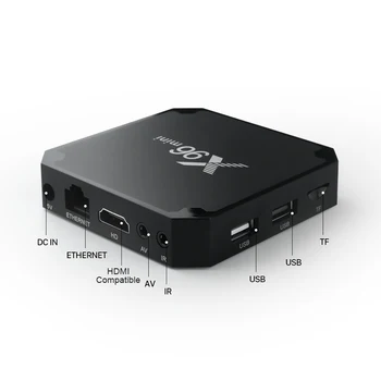 X96 Mini TV Box Android 9.0 2020 Amlogic S905W Quad-Core X96 Mini Full HD WIFI 2.4 G H. 265 Media Player 4k Smart TV Box X96 Mini