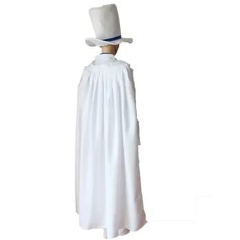 DETECTIV CONAN Magic Kaito Kid Phantom Thief Uniforme Cosplay Costum