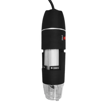 1000X 8 LED-uri Lupa Microscop Digital USB Endoscop cu Camera de Bază de Metal de Mână Portabile Endoscop pentru Inspecție