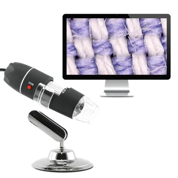 1000X 8 LED-uri Lupa Microscop Digital USB Endoscop cu Camera de Bază de Metal de Mână Portabile Endoscop pentru Inspecție