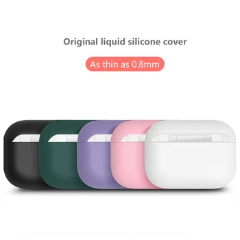 Lichid Original husa Silicon pentru Apple Airpods Pro Slim Cover Cazuri Multicolor de Protecție a Pielii pentru Airpods 3 Dropshipping