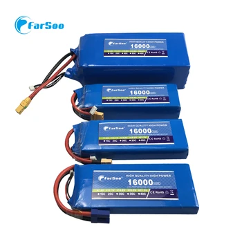 Farsoo 3S RC Baterii 11.1 V 1500 1800 2200 3300 3500 4200 5200 6000 10000 16000 22000mAh Drone avion Avion de Litiu