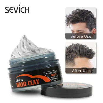 Sevich Retro Hair Styling Clay Noroi 100g de Lungă Durată Stereotip Ceara de Par pentru Barbati așteptare Puternic Coafuri Mat Terminat de Turnare