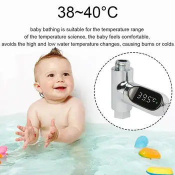 LED Digital de Duș cu Apă la Temperatura Termometru Celsius/Fahrenheit Instrument de Afișare