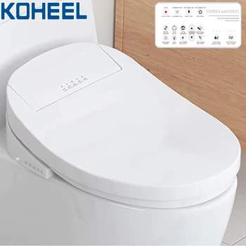 KOHEEL Toaletă Inteligent Scaunul Electric Bideu Capacul Inteligent Bideu toaletă încălzită de Lumină Led Wc smart scaunul de toaletă capac