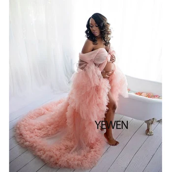 Mâneci lungi Rochie de Maternitate pentru sedinta Foto sau Babyshower Maternitate Rochie de Designer de Fotografiere rochie de Seară Rochie 2020