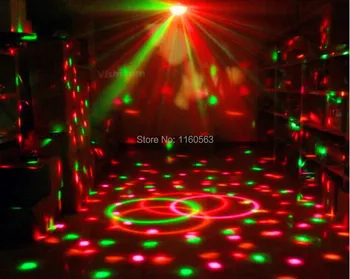 9x3W LED 27W MP3 DJ Club, Pub Disco Muzica de Petrecere Cristal Magic Ball Etapă Efect de Lumină Cu Control dmx Transport Gratuit