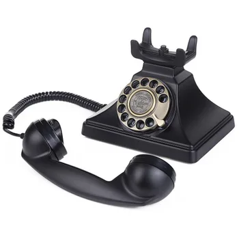1929 fix Fix Negru Antic Vechi de Telefon American Vintage uz Casnic, de Birou Metalice Rotative antic telefon