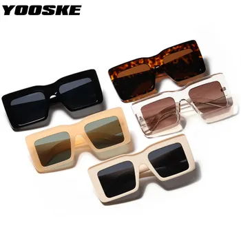 YOOSKE Brand de ochelari de Soare Patrati Bărbați Femei de Lux, Supradimensionate, Ochelari de Soare ' 90 Clasic Vintage Ochelari de Nuante UV400 Ochelari de protecție