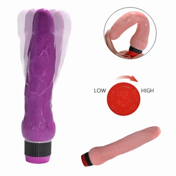 Vibrator Realist Mare Penis Artificial Lesbiene Masturbare Vibratoare Impermeabil Erotic G Spot Adult Jucarii Sexuale Pentru Femei Vibratoare Didos