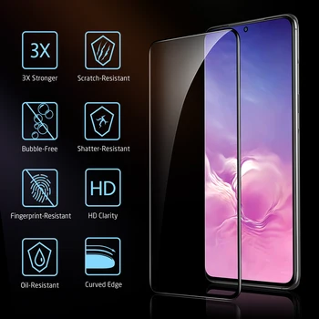 VSH Sticla Temperata pentru Samsung Galaxy Plus S20 S20 Ultra Moale TPU Explozie Dovada Film Anti-Orbire Ecran Complet de Protecție