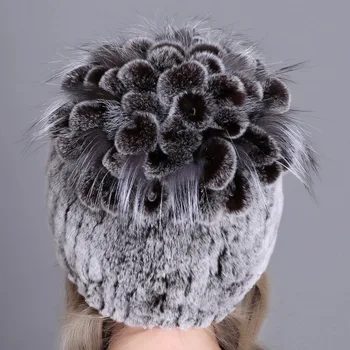 2020 Femei Caciula de Blana pentru Iarna Naturala de Iepure Rex Fox căciulă rusească de Blană de sex Feminin Pălării 2020 Nou Brand de Moda Cald Căciuli Capac