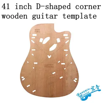 41-inch de tip D chitara acustica din lemn model Chitara face mucegai instrument conturul rozetei fascicul de poziție hartă