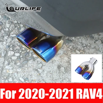 Coada de mașini Țevi de Eșapament Amortizor Rama Capacului Tobei de Modificare Pentru Toyota RAV4 XA50 RAV-4 2019 2020 2021 Accesorii