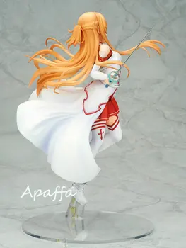 23cm Figura Anime Jucării Sword Art Ordinal Yuuki Asuna Titania Fairy Queen PVC Figura de Acțiune de Colectare Jucarii Model de Papusa Cadou