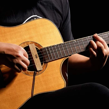 XTUGA Sunet de Chitara Acustica Gaura de Preluare Woody Magnetic Soundhole de Preluare pentru un Șir de Oțel Chitare Acustice Guitarra Camionete