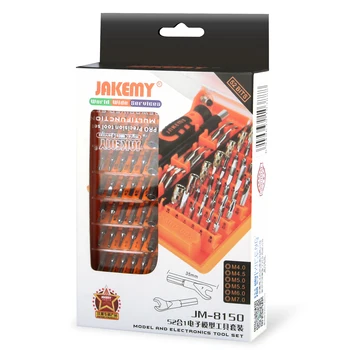 JAKEMY 52 in 1 Professional Șurubelniță Set Multi-tool Kit pentru Reparații pentru a viziona PC Telefoane Electronice de Întreținere parafusadeira