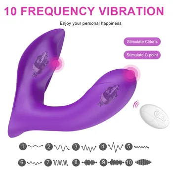 Portabil Vibrator Vibrator cu 10 viteze de Control de la Distanță Stimula Clitorisul Feminin Masturbator Jucărie Sexuală pentru Femei Chilotei Vibrator