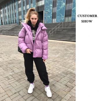 2020 iarna parka femei puffer jacheta cu gluga haina harajuku bule de haine de moda coreeană uza