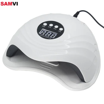 SAMVI SUN5X Plus 80W Led UV Lampa de Unghii Uscator de Unghii Gel Lampa Uscare Rapidă Gel Polish Gheață Lampă pentru Unghii Manichiura Mașină de Lampă cu Led-uri