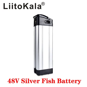 LiitoKala 48V 10Ah 12Ah 15Ah 20Ah Jos de Descărcare de gestiune biciclete electrice biciclete 48V baterie de litiu de pește de argint ebike baterie 15A BMS