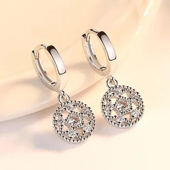 NEHZY argint 925 cercei bijuterii de înaltă calitate femeie de moda noua cristal Zircon secțiunea lung retro cercei de vânzare fierbinte