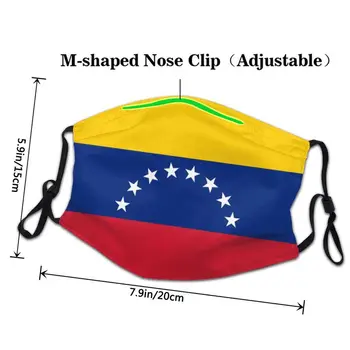 Pavilionul Venezuelei Masca Adult Anti Ceata Masca De Protecție Respiratorie Respirabil Gura Mufla