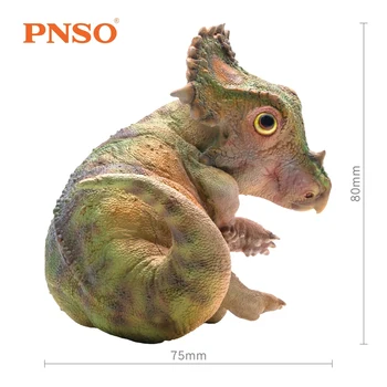 ÎN STOC! PNSO Tineri Sinoceratops Copilul Simulat Jurassic Dinozaur Realiste Figura Model Animal Colectarea de Cadouri pentru Copiii Adulți