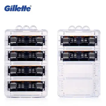 Gillette Vector 3 Trei Straturi Lama de Ras pentru Om Barba Ras aparat de Ras de Siguranță Direct Manual de Ras aparate de Ras Lame 6 buc/pachet
