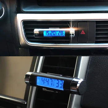 Masina Ceas Digital LCD Termometru de Ventilație de Evacuare Pentru Honda civic accord, crv se potrivesc oraș hornet hrv Subaru Forester Impreza Outback