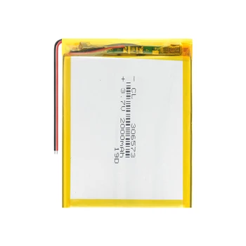 1/2/4buc 306573 3.7 V 2000mAh lipo litiu polimer baterie reîncărcabilă pentru MP3 navigator GPS DVD recorder cască de e-rezervați camere
