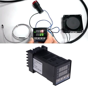 PID Digital Controler de Temperatura REX-C100(M) 0 La 400C K Tipul Releului de Ieșire