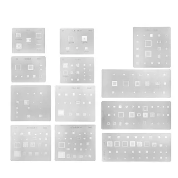 12 BUC IC Cip BGA Reballing Stencil Kit set Lipire Model Pentru Samsung S3 S4 S5 S6 S7 S8 NOTE3/4/5/6