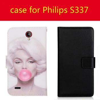 11 Culori Calde! Pentru Philips S337 Caz,De Înaltă Calitate, Exclusiv Din Piele De Caz Pentru Philips W6500 Telefon Protecție Acoperă