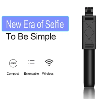 De la distanță Extensibila Mini Trepied Wireless Bluetooth Selfie Stick-ul pentru iphone/Android/Huawei 3 în 1Foldable Handheld Monopied Obturatorului