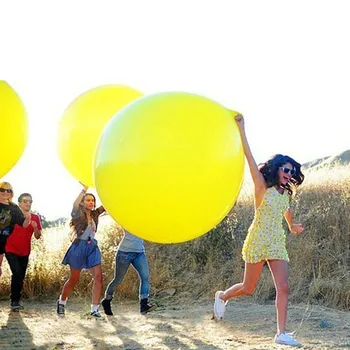 En-gros de 50pcs/lot de Colorat Super-Mare Heliu Baloane Gonflabile Gigant Balon Latex Petrecere Baloane Rotunde Mari Deco