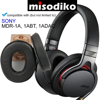 Misodiko [Actualizat piele de Oaie Piele] de Înlocuire Tampoane pentru Urechi Perna pentru Sony MDR1A MDR-1A, MDR-1ABT, MDR-1ADAC Căști Pernițe
