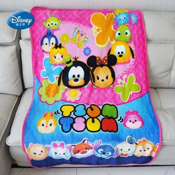 Disney Flanel Moale Tsum Mini Mickey Minnie Mouse Pătură Arunca 100x140cm pentru Fete, Băieți, Copii, Copii Cadou pe Pat Canapea Masina