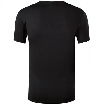Jeansian Bărbați T-Shirt Tricou Tricou Sport, cu Maneci Scurte se Potrivesc Uscat Execută Antrenament de Fitness LSL299 Negru
