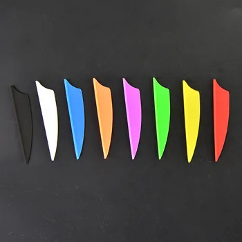 30pc 2Inch Săgeată de Cauciuc, Pene din Plastic Pene Săgeată Palete Colorate Fletching DIY de Fotografiere Arcul Și Săgeată tir cu Arcul Accesorii