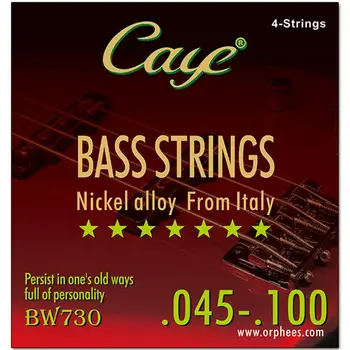 CAYE 4/5/6pcs Siruri de caractere Electrice, Bas, Siruri de caractere Set Hexagonale din Oțel Miez Interior de Sârmă din Oțel Inoxidabil, Sârmă de Exterior Chitara Bass String