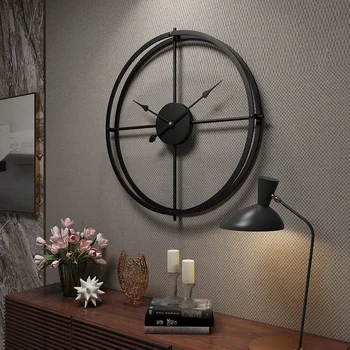 Nordic ceas de perete camera de zi de decorare acasă minimalist tăcut agățat de perete de masa atmosferei creative moderne de lux mut ceas