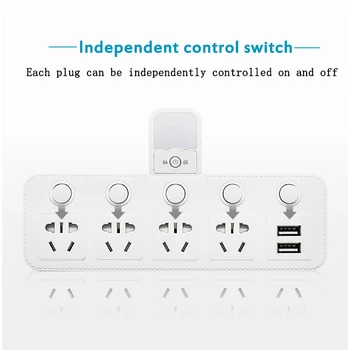 Incarcare USB-Priza prelungitor cu Touch Comuta Lumina de Noapte Noptiera Dormitor Acasă Electrial Socket Priză de Perete Adaptor de Încărcare