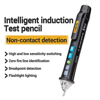 Non-Contact AC Detector de Tensiune Tester Metru VD409B Crcuit Breaker Finder LED Tester 12V-1000v Pen Sârmă Tracker Scanmarker