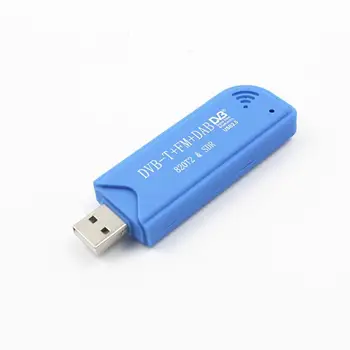 USB 2.0 Albastru TV Receptor TV, TV TunerStick DAB FM DVB-T RTL2832 R820TFC0012 DST RTL-SDR IR de la Distanță Cu Antena Dongle Stick